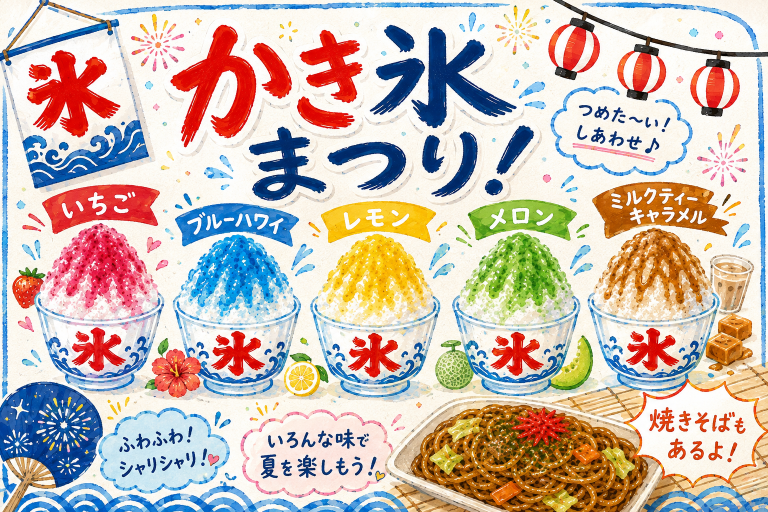 かき氷祭り🧊🍓