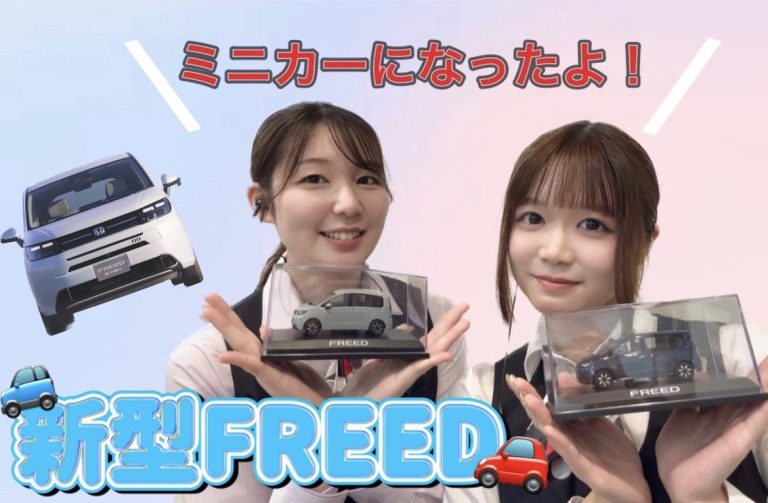 ちっさなFREED登場😊💎