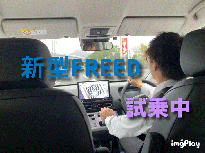 新型FREED試乗しました✨✨