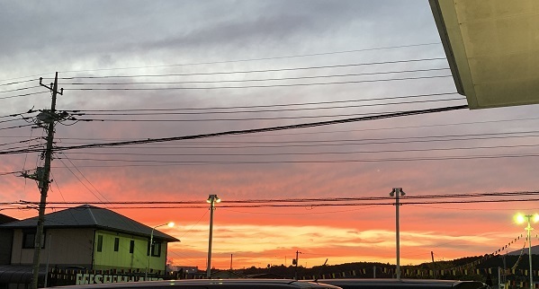 [裾野伊豆島田店] 夕陽