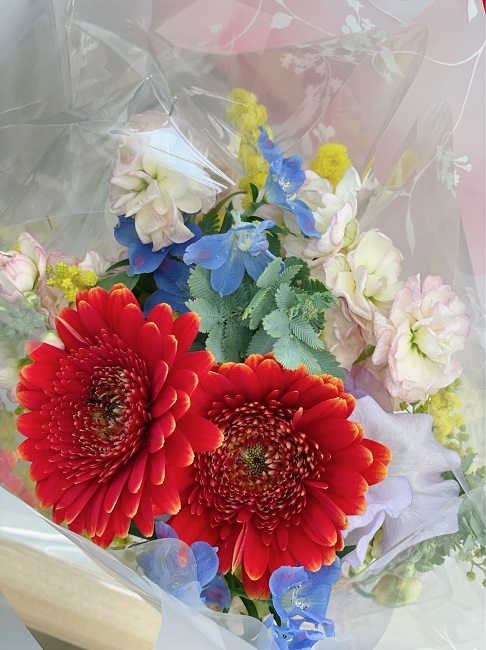[裾野伊豆島田店] 納車のお花。