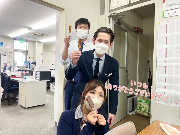 [沼津店] 素敵な差し入れいただきました🍡
