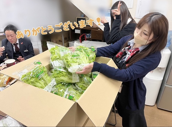 [沼津店] シャキシャキレタスいただきました🥗