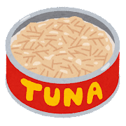 ツナの缶詰・ツナ缶のイラスト