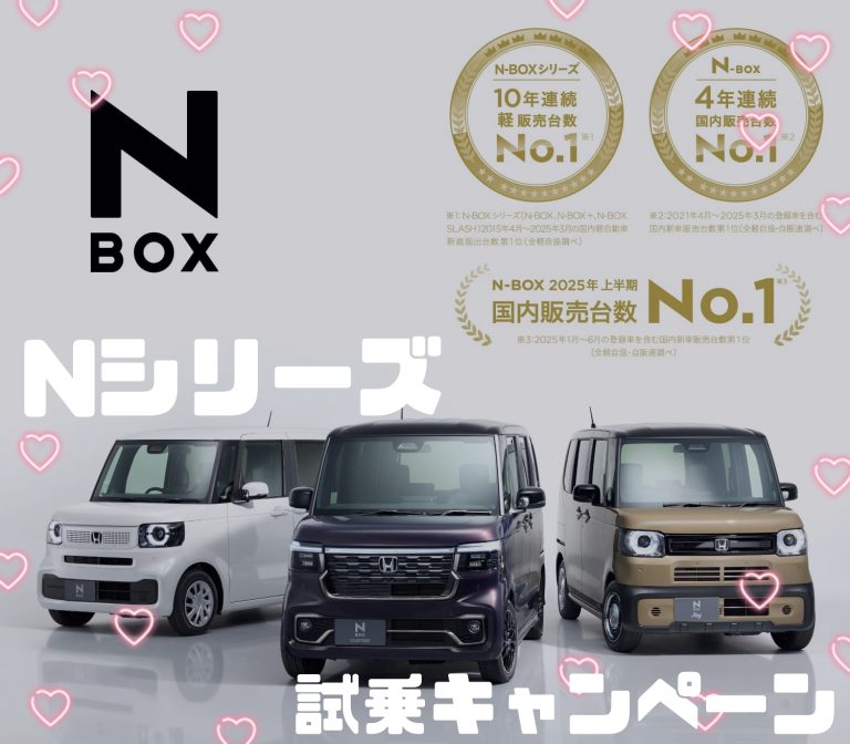 試乗キャンペーン始まりました⭐️