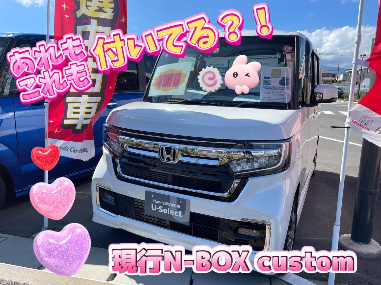 用品たっぷりN-BOXカスタム！