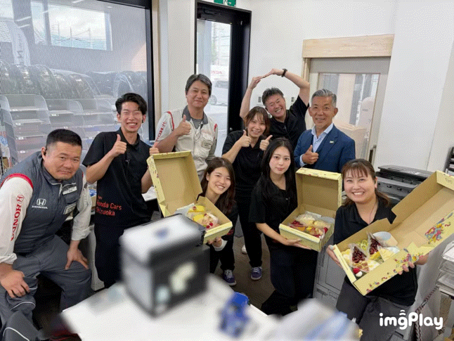 社長ありがとうございます🍰