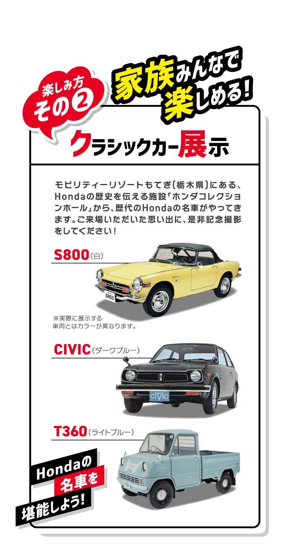 クラシックカー展示