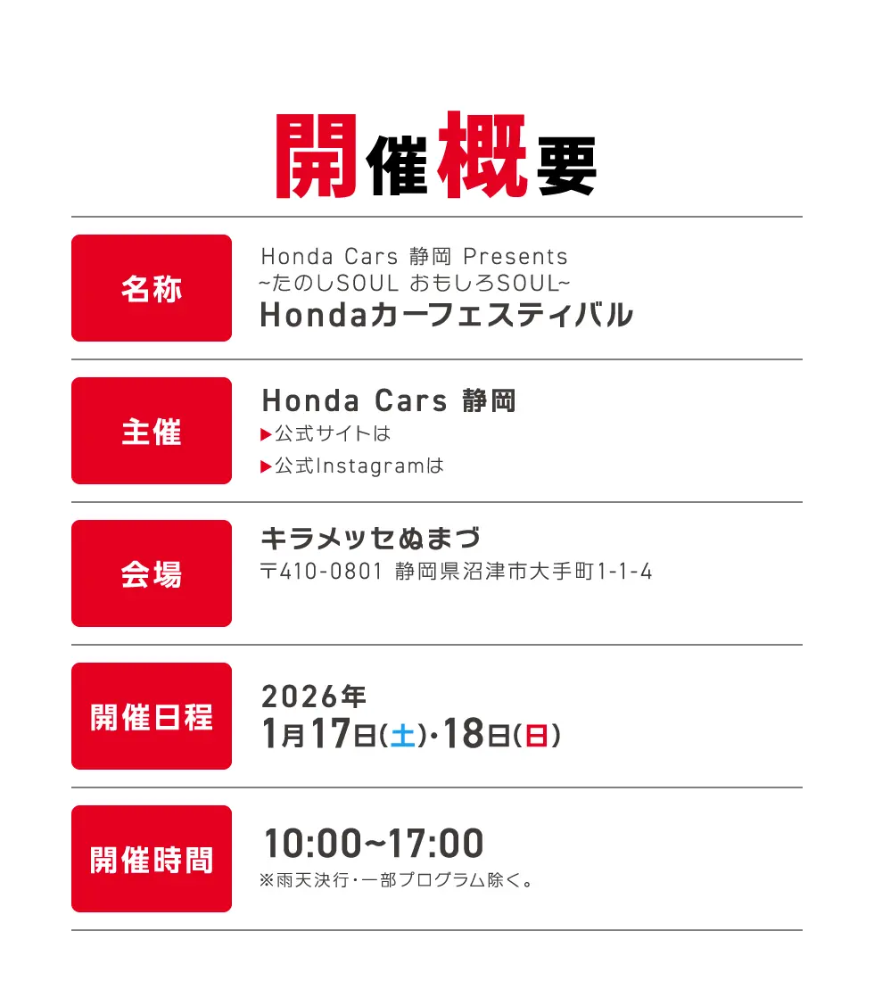 開催概要