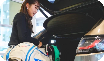車を使用している様子の写真